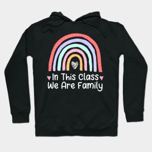 In This Class We Are Family Student Teacher Back To School Hoodie